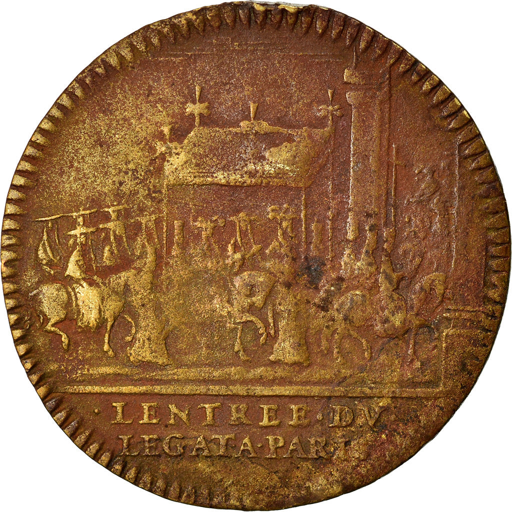 França, Token, Monarquia, Luís XIV, Entrée du légat à Paris, VF(30-35)
