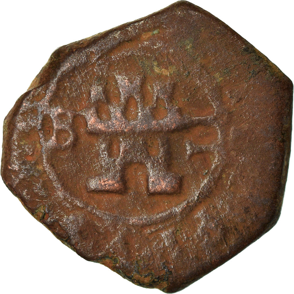 Coin, Spain, Philip III, 2 Maravedis, Burgos, VF(20-25), Copper