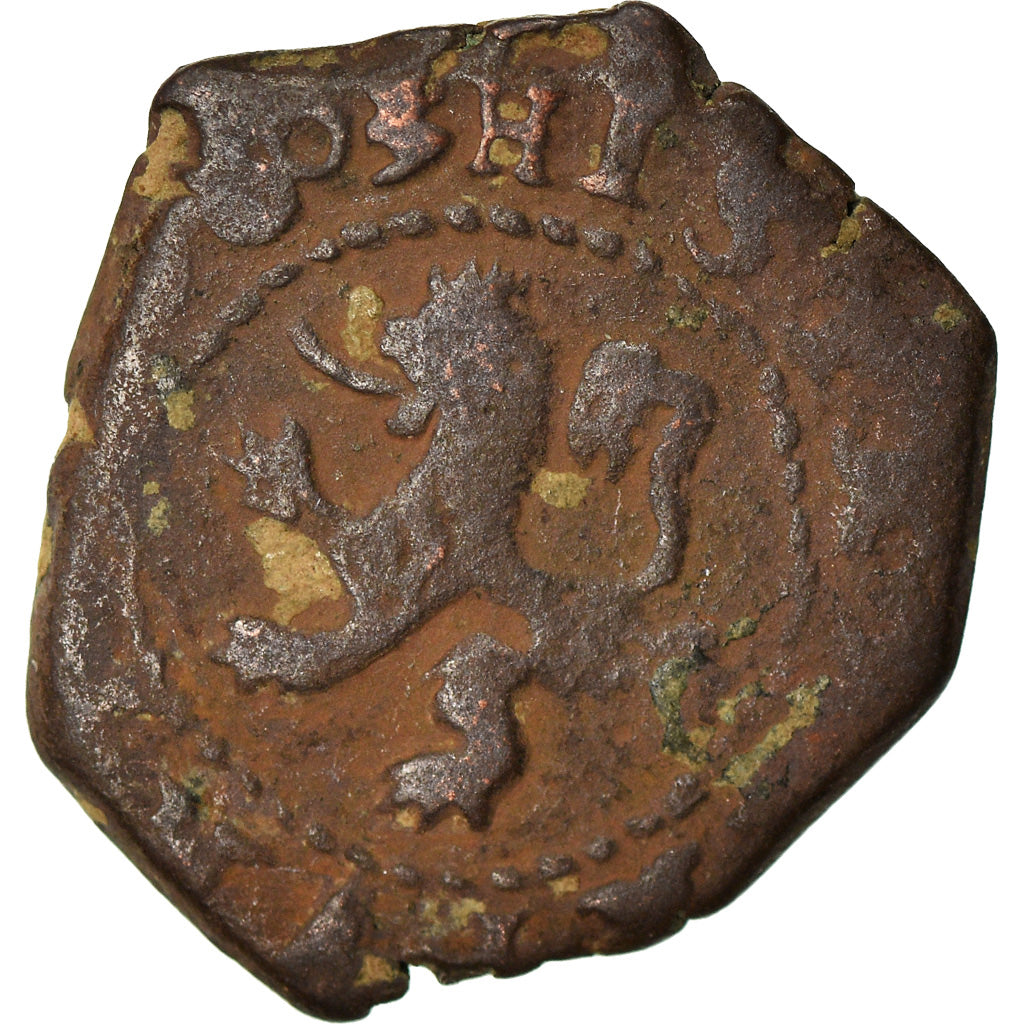 Coin, Spain, Philip III, 2 Maravedis, 1603, Segovia, F(12-15), Bronze, KM:3.7