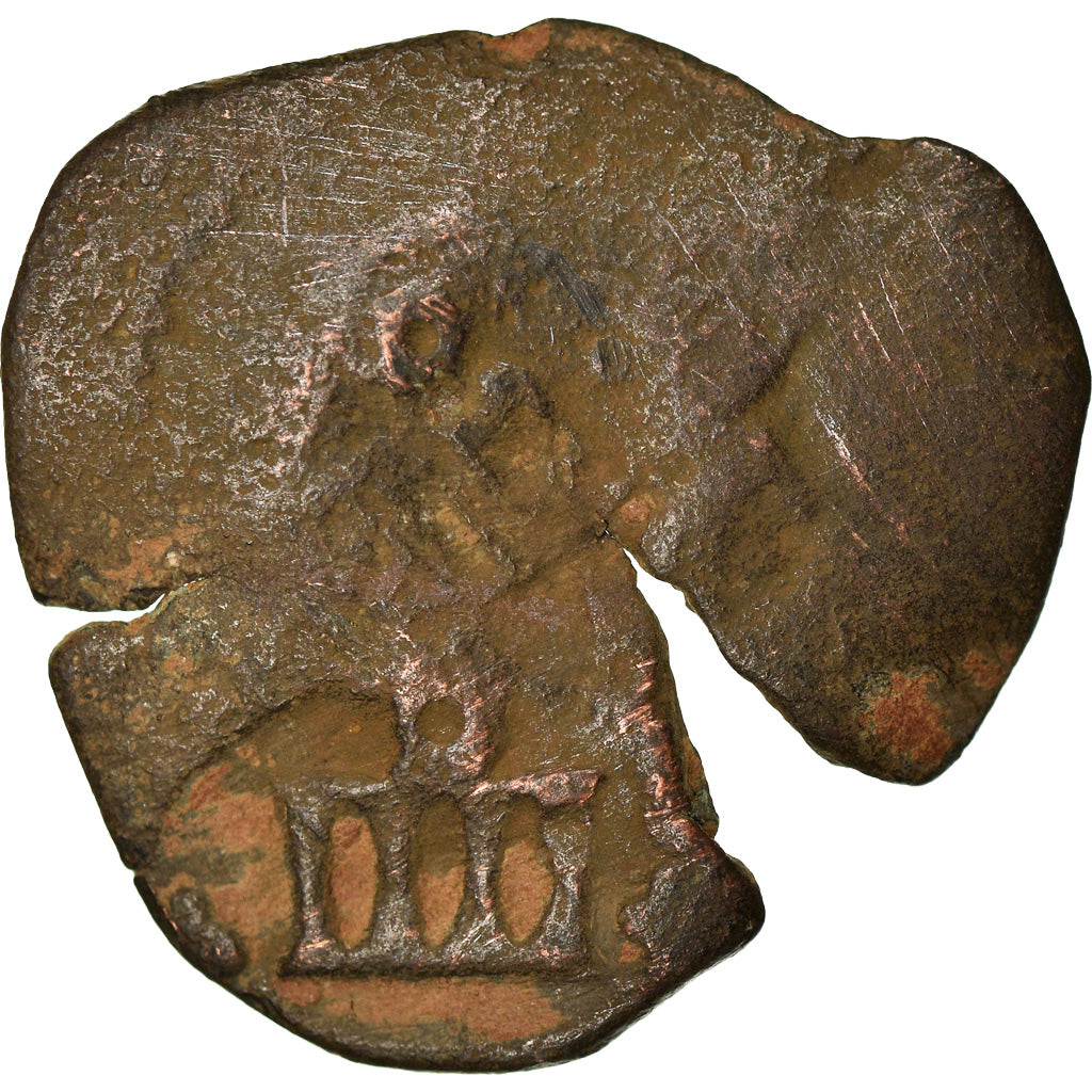 Coin, Spain, Philip IV, 6 Maravedis, 1654, F(12-15), Copper