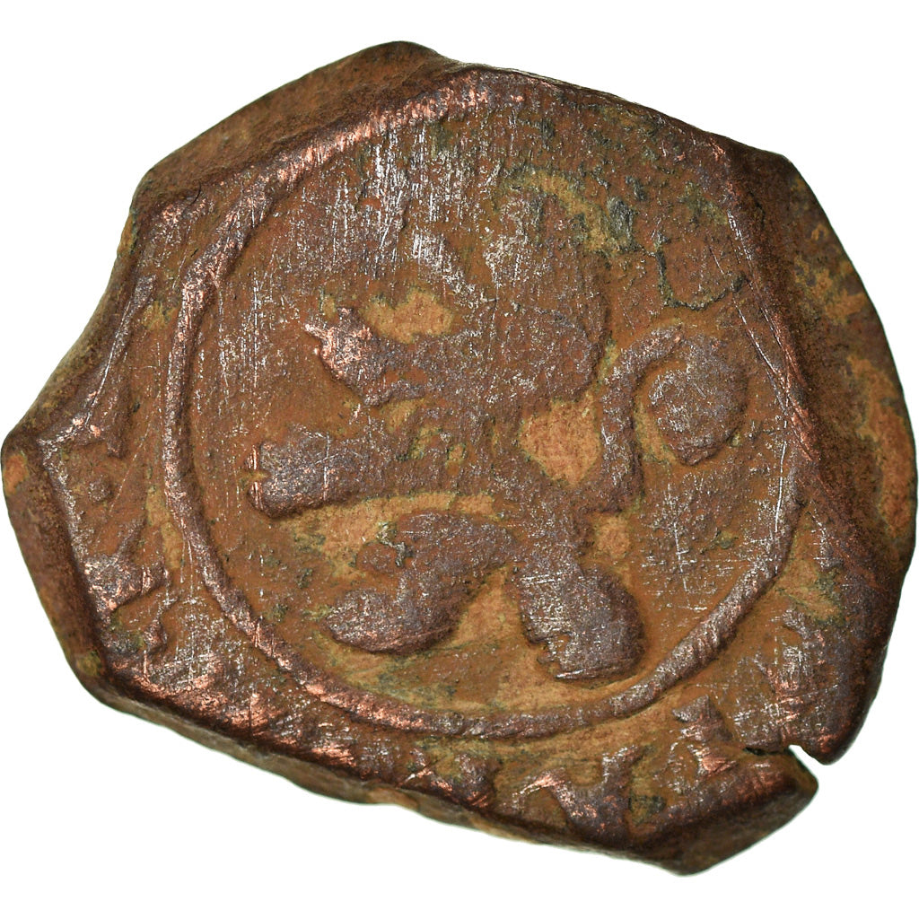 Moneda, España, Philip III, 4 maravedis, Granada, BC+, Cobre