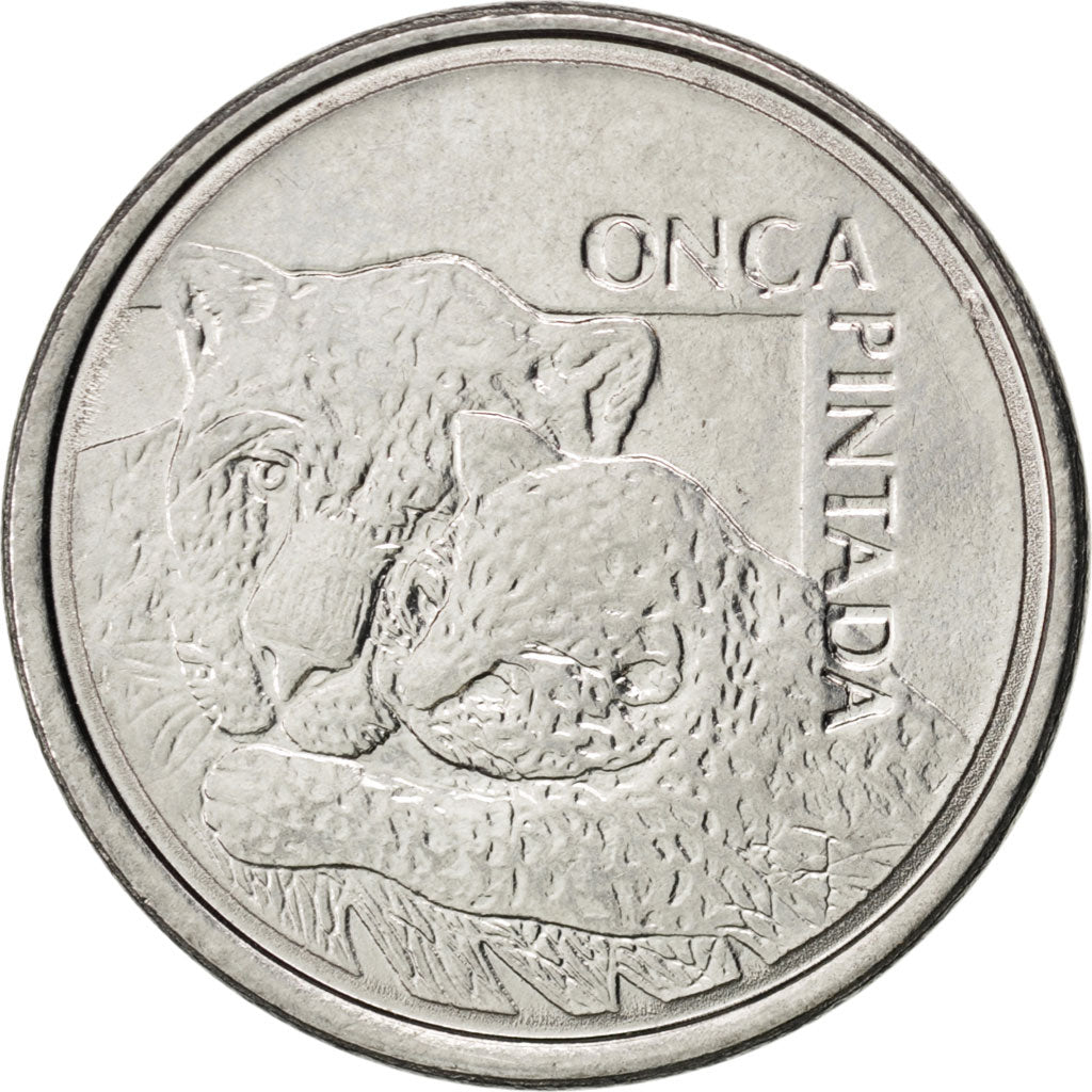 BRAZIL, 50 Cruzeiros Reais, 1993, KM #629, MS(63), Stainless Steel, 23, 4.02