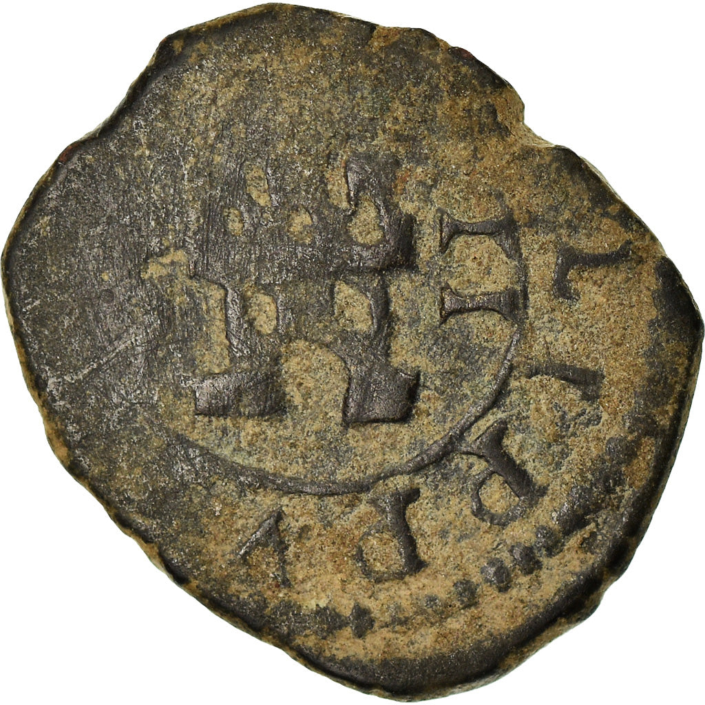 Coin, Spain, Philip IV, 2 Maravedis, 1625, VF(20-25), Copper