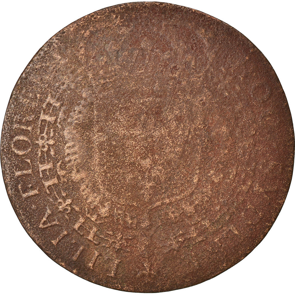 France, Token, Royal, Louis XIV, Roi Soleil, Nuremberg, VF(20-25), Copper