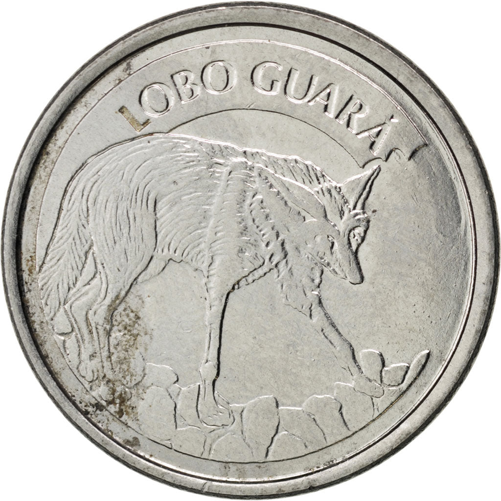 BRAZIL, 100 Cruzeiros Reais, 1994, KM #630, AU(55-58), Stainless Steel, 24, 4.37