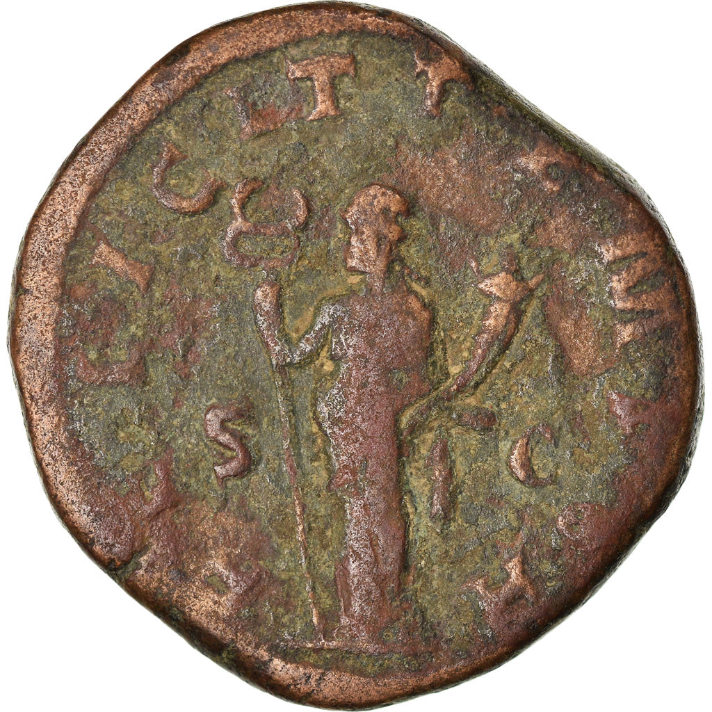 Moneta, Gordian III, Sesterzio, 240, Rome, MB, Bronzo, RIC:310a