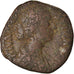 Moeda, Diva Faustina II, Sestertius, 175-176, Rome, F(12-15), Bronze, RIC:1706