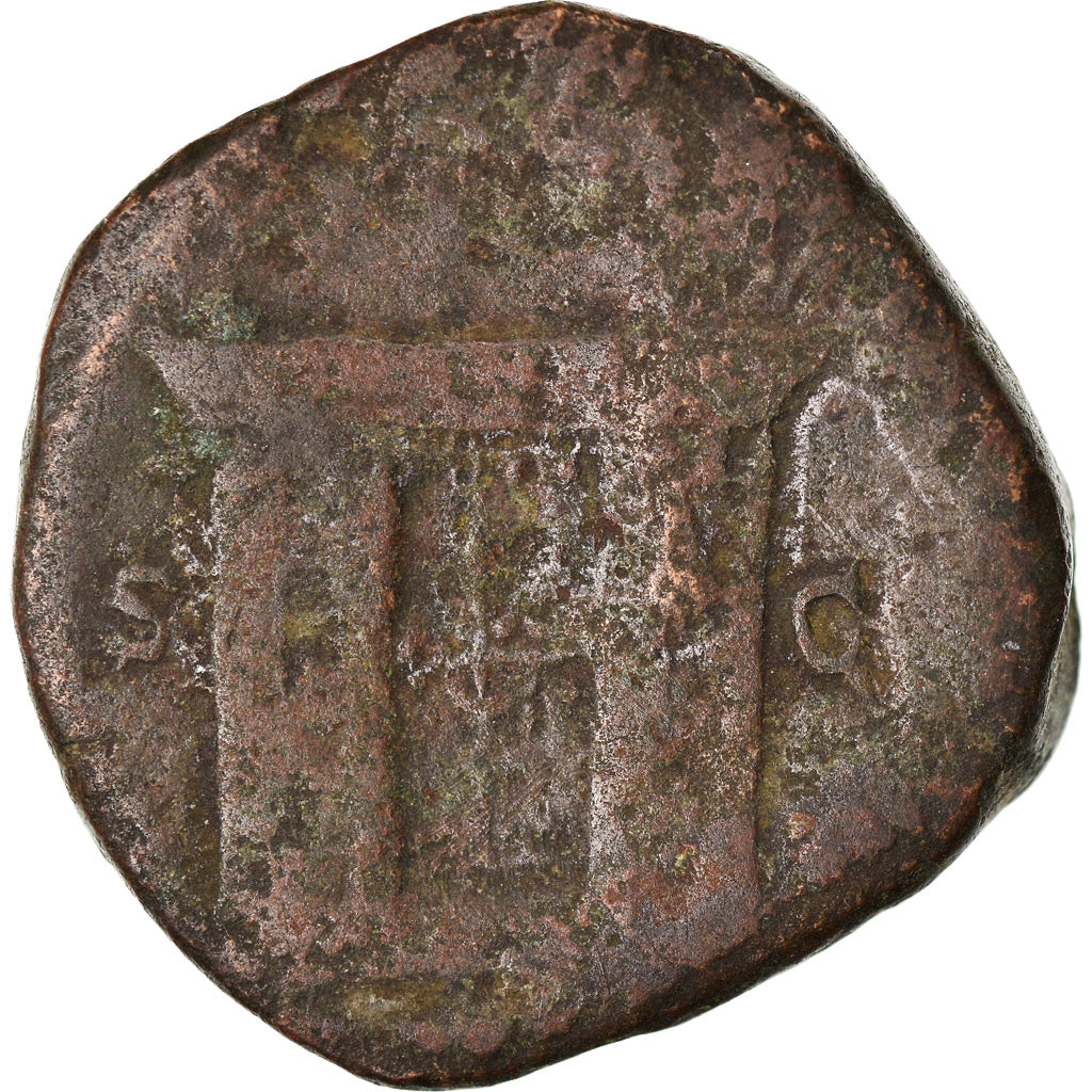 Moeda, Diva Faustina II, Sestertius, 175-176, Rome, F(12-15), Bronze, RIC:1706
