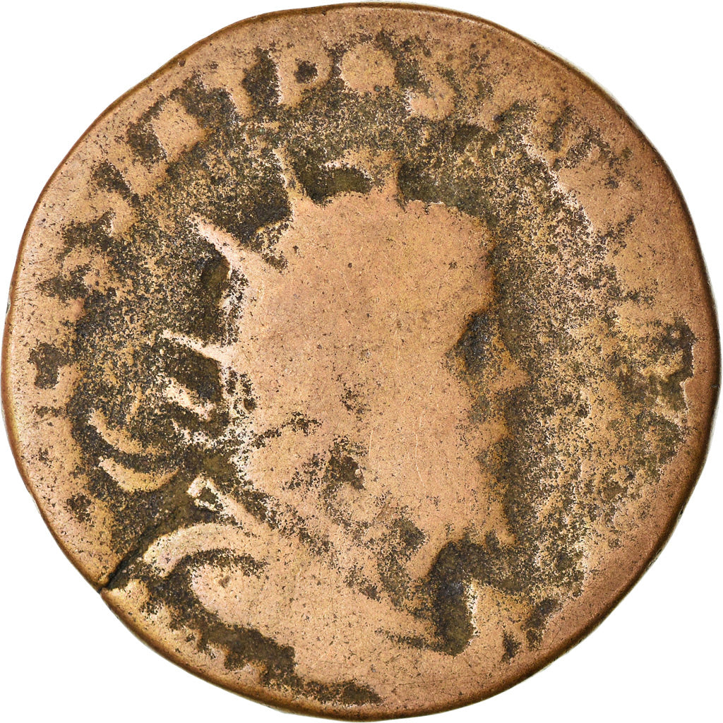 Coin, Postumus, Double Sestertius, 261, Trier or Cologne, F(12-15), Copper