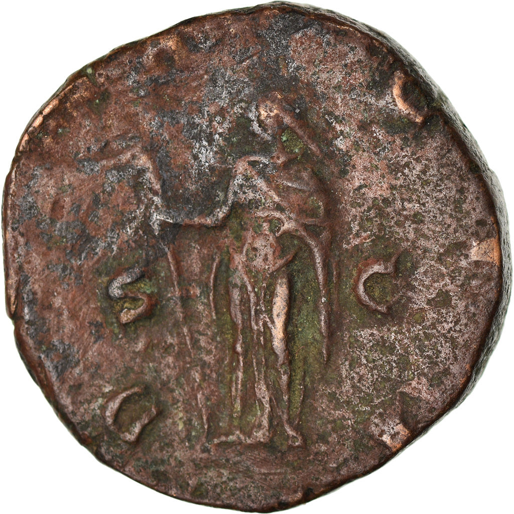 Coin, Trajan Decius, Sestertius, 249-251, Rome, VF(30-35), Bronze, RIC:112
