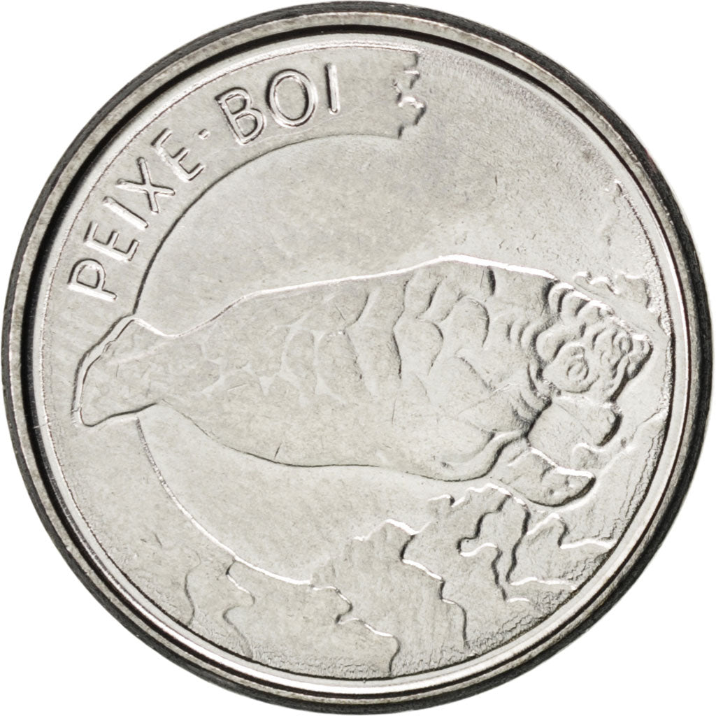 Coin, Brazil, 100 Cruzeiros, 1992, MS(63), Stainless Steel, KM:623