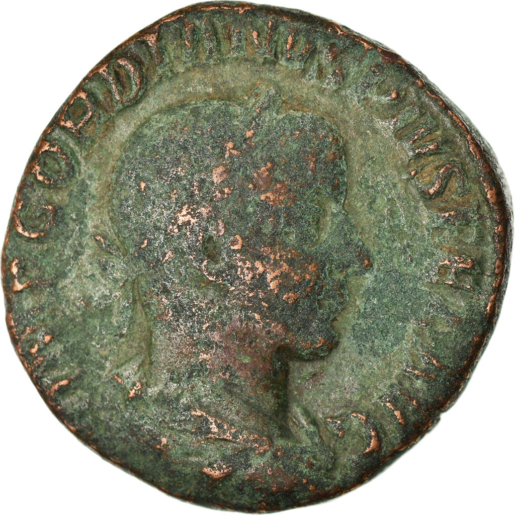 Coin, Gordian III, Sestertius, Rome, VF(20-25), Bronze, RIC:303a