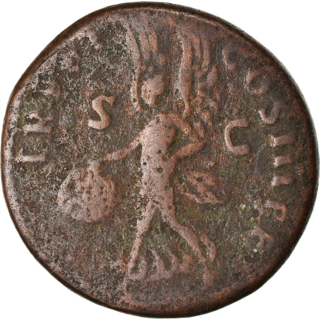 Coin, Trajan, As, 99-100, Rome, VF(20-25), Copper, RIC:434