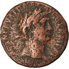 Coin, Trajan, As, 99-100, Rome, VF(20-25), Copper, RIC:434
