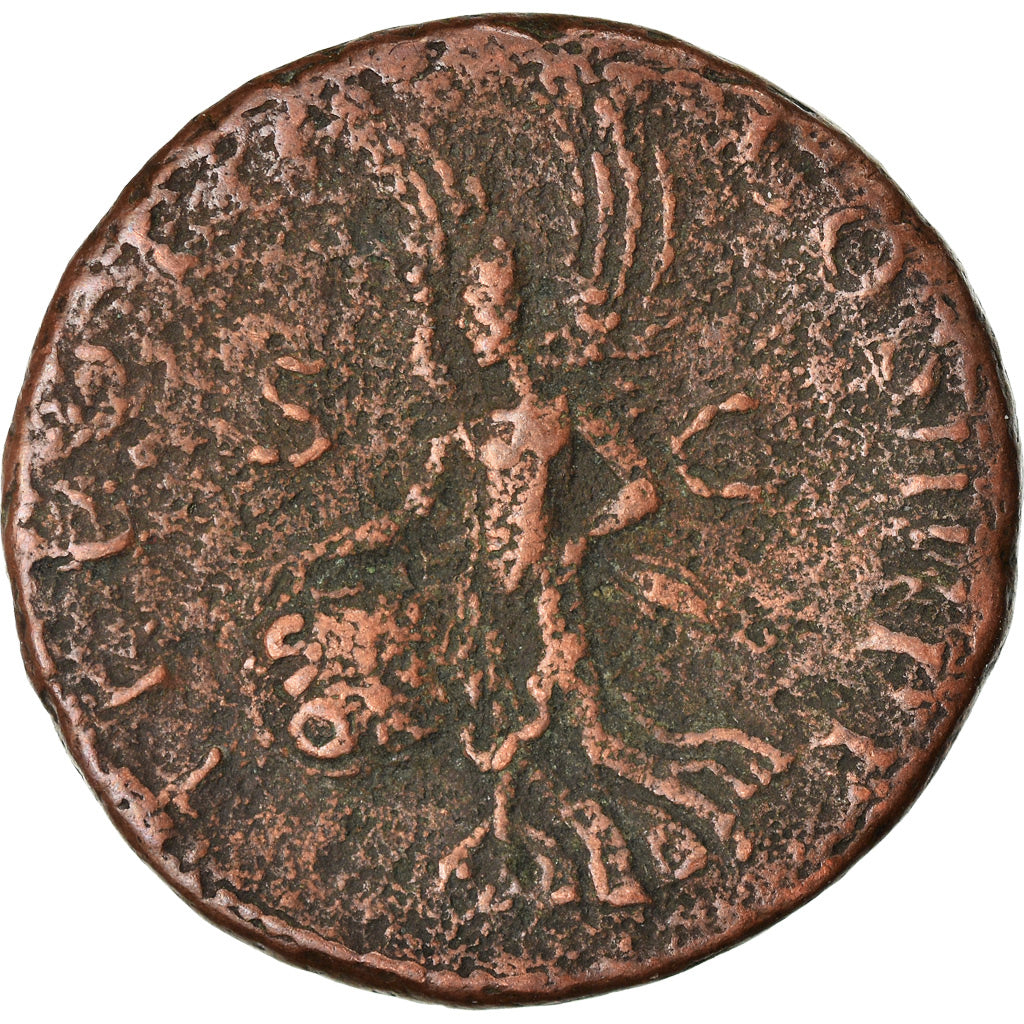 Coin, Trajan, As, 99-100, Rome, VF(20-25), Copper, RIC:434