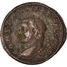 Coin, Constantius I, Follis, 296-297, Trier, EF(40-45), Billon, RIC:220a