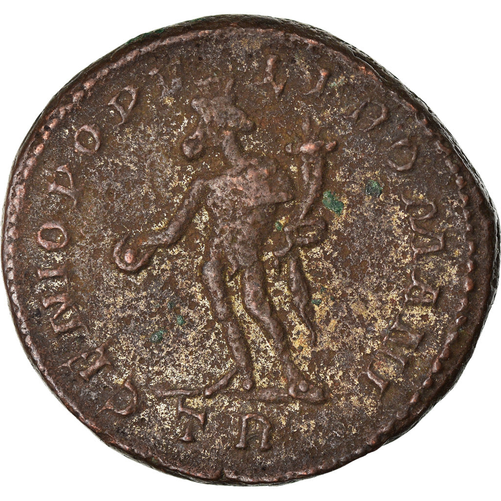Coin, Constantius I, Follis, 296-297, Trier, EF(40-45), Billon, RIC:220a