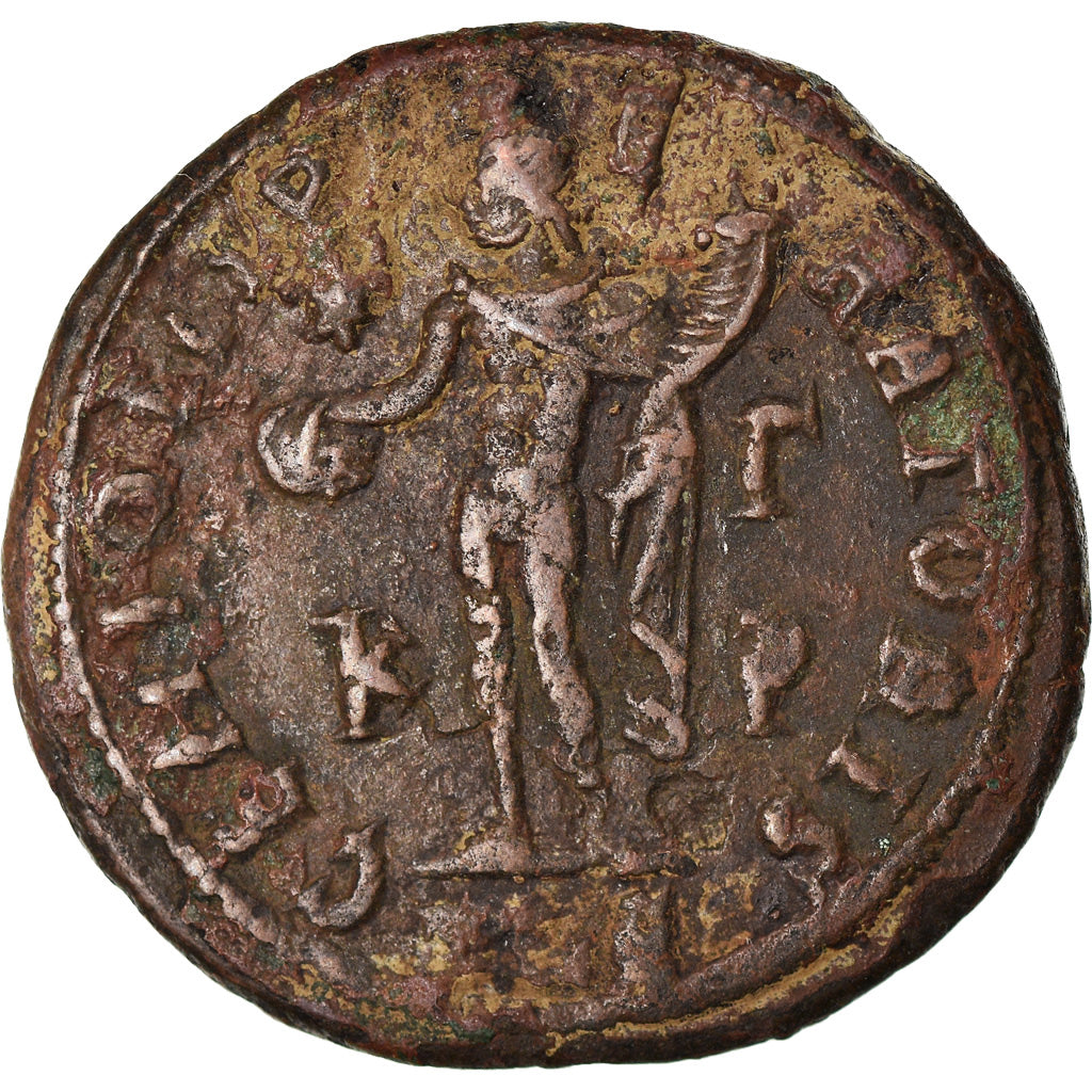 Coin, Galerius, Follis, 308-310, Alexandria, VF(30-35), Copper, RIC:101