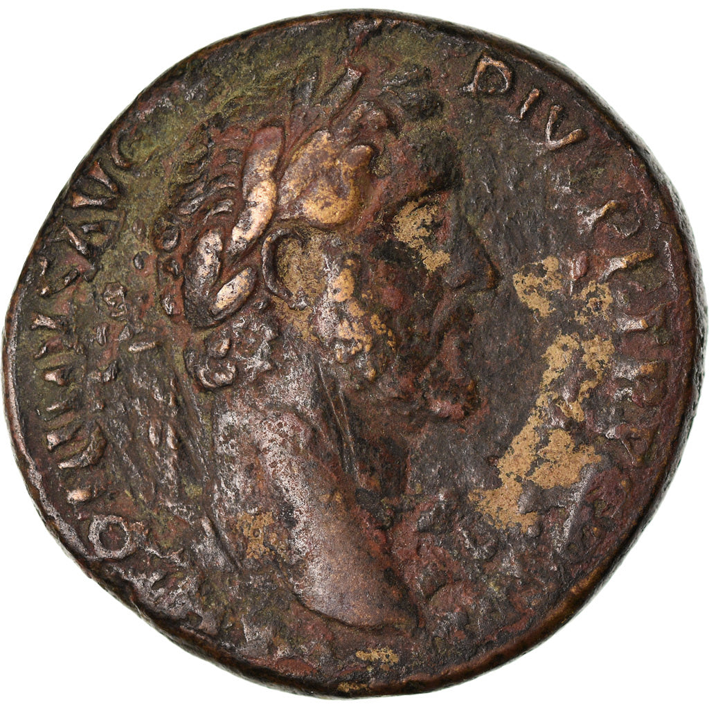 Coin, Antoninus Pius, Sestertius, 138-161, Rome, VF(20-25), Bronze