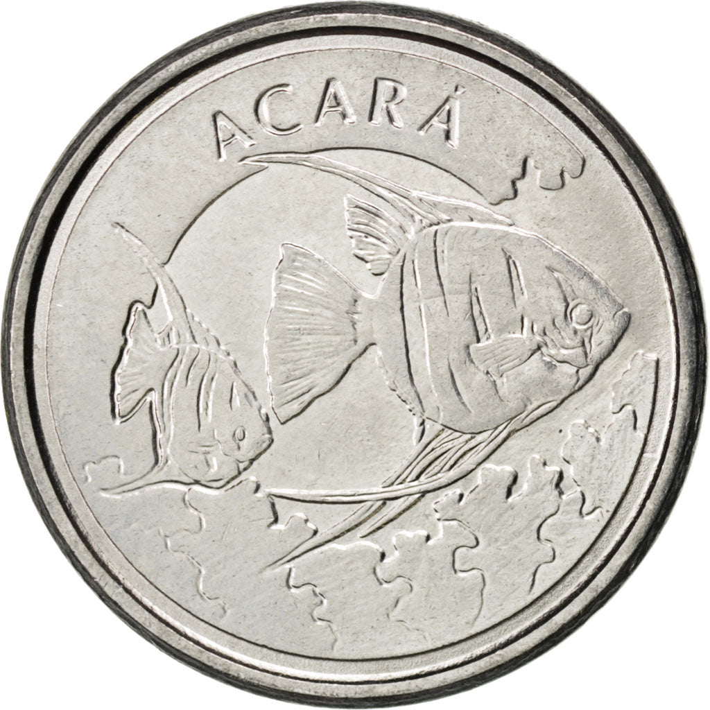 Moneta, Brasile, 1000 Cruzeiros, 1993, SPL, Acciaio inossidabile, KM:626