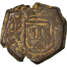 Coin, Spain, Charles II, 2 Maravedis, Coruna, VF(20-25), Copper
