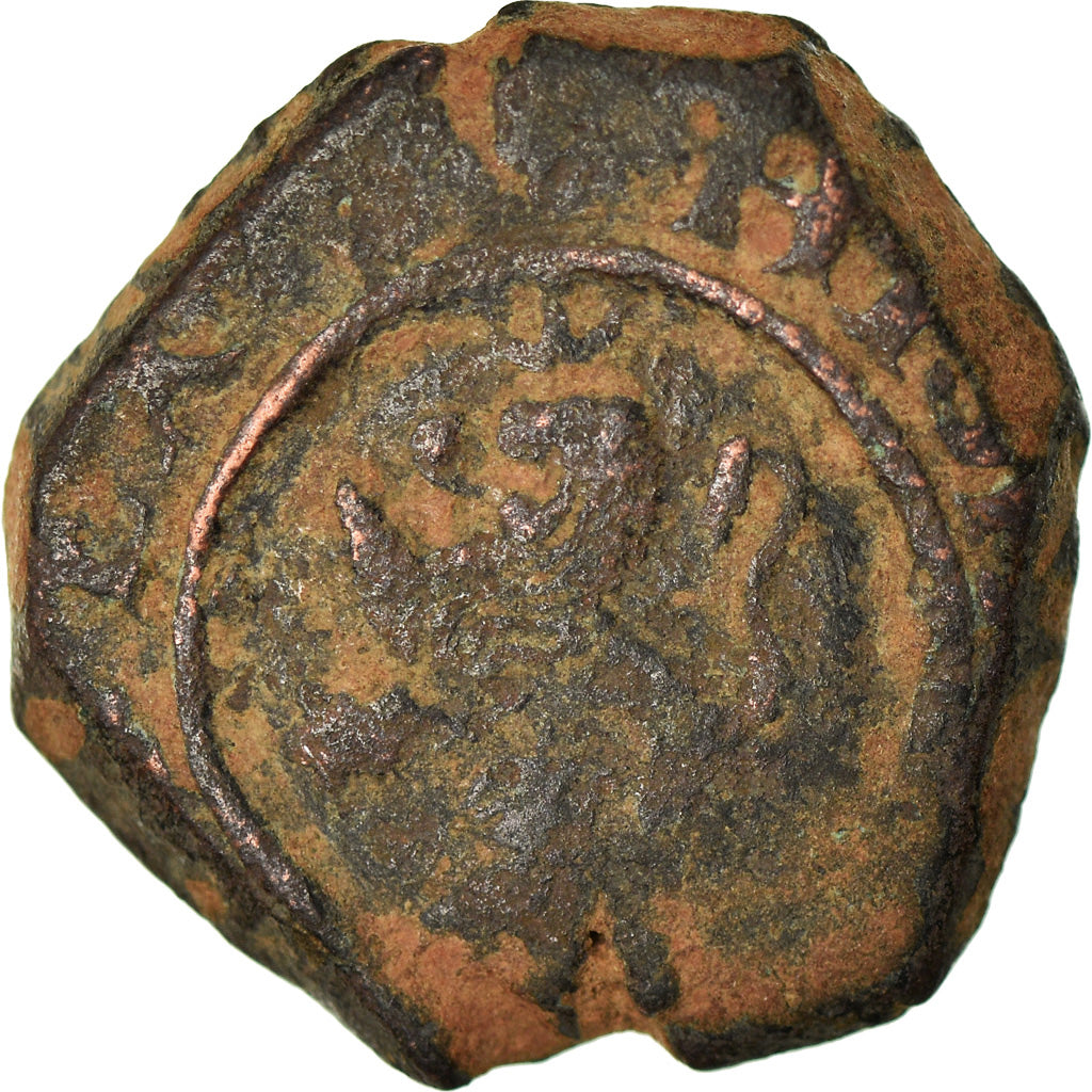 Moeda, Espanha, Philip IV, 4 maravedis, 1624, Toledo, VF(20-25), Cobre