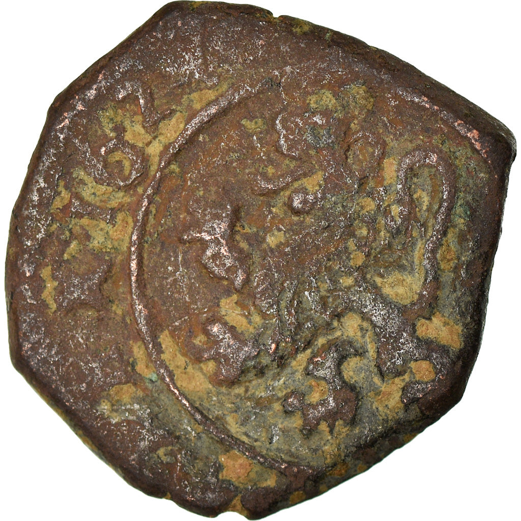 Coin, Spain, Philip IV, 4 maravedis, Sevilla, VF(20-25), Copper