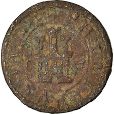 Monnaie, Espagne, Philip III, 2 Maravedis, 1604, Segovia, TB+, Bronze, KM:3.7