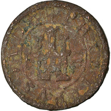 Moneda, España, Philip III, 2 Maravedis, 1604, Segovia, BC+, Bronce, KM:3.7