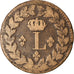 Munten, Frankrijk, Louis XVIII, Decime, 1815, Strasbourg, FR, Bronze, KM:701