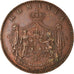 Coin, Romania, Carol I, 5 Bani, 1867, AU(50-53), Copper, KM:3.2