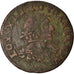 Coin, France, Louis XIII, Double Tournois, 1637, Vallée du Rhône, VF(30-35)