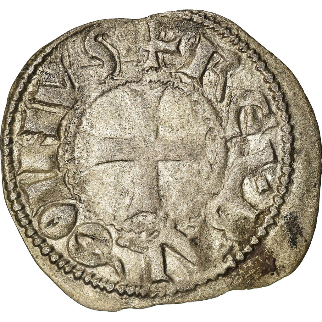 Coin, Crusader States, Latin Kingdom of Jerusalem, Baldwin III, Denier