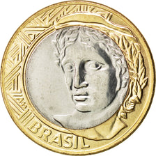 BRAZIL, Real, 2009, Rio de Janeiro, KM #652a, MS(63), Bi-Metallic, 27, 6.91
