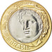 BRAZIL, Real, 2009, Rio de Janeiro, KM #652a, MS(63), Bi-Metallic, 27, 6.91