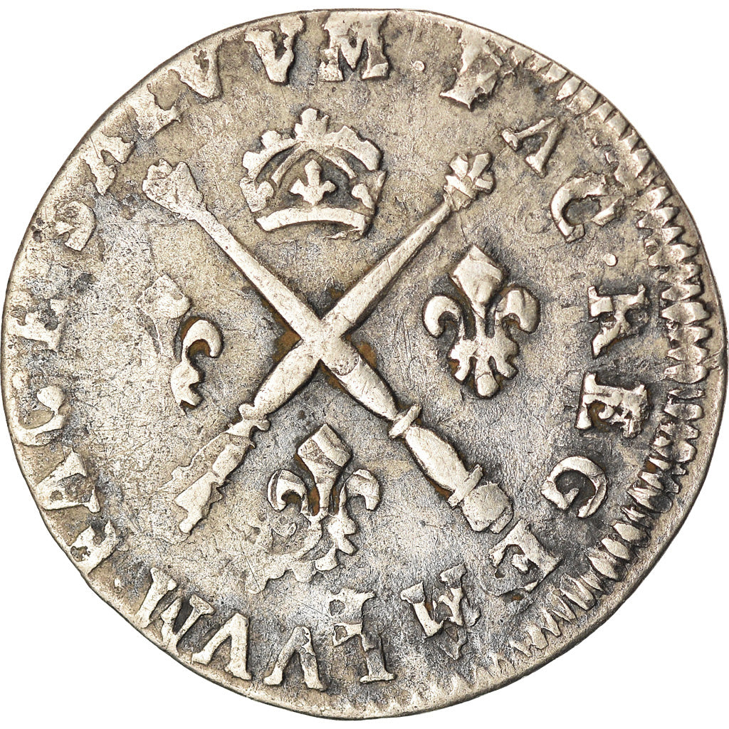 Munten, Frankrijk, Louis XIV, 5 Sols aux insignes, 5 Sols, 1/16 ECU, 1702