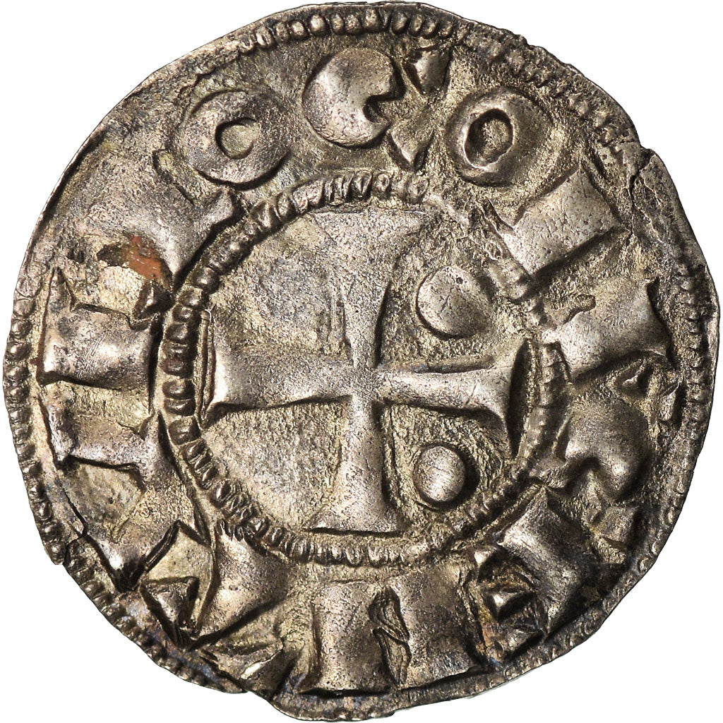 Monnaie, France, Béarn, Les Centulles, Obole, Morlaas, SUP, Argent, Boudeau:526