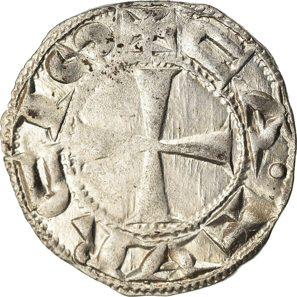 Coin, France, Languedoc, Denarius, 1240-1260, Cahors, AU(50-53), Silver