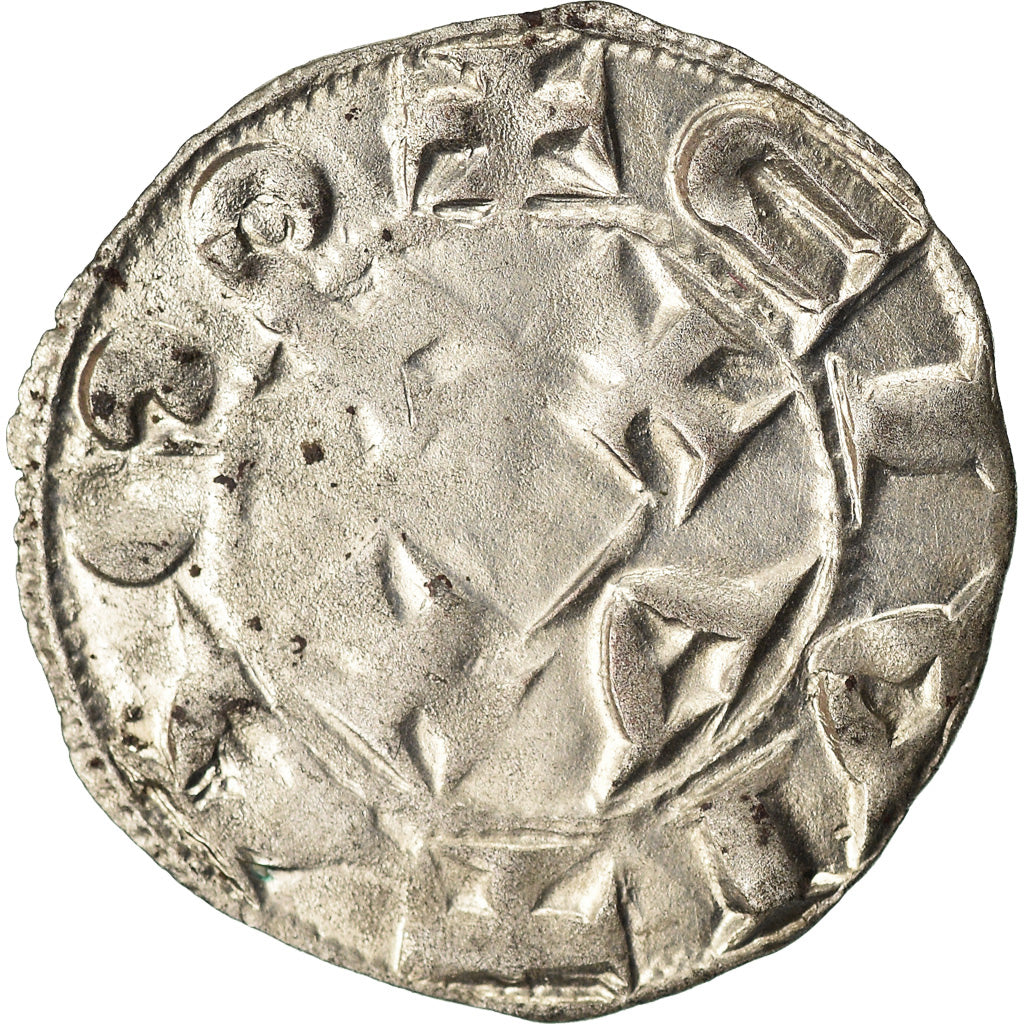 Coin, France, Languedoc, Denarius, 1240-1260, Cahors, AU(50-53), Silver