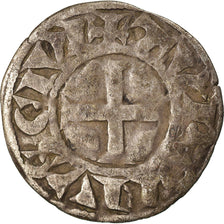 Moneda, Francia, Touraine, Denarius, Saint-Martin de Tours, BC+, Plata