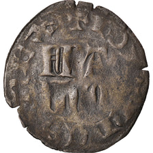 Moneta, Francia, Philippe VI, Denier Parisis, 1343, MB, Biglione, Duplessy:275