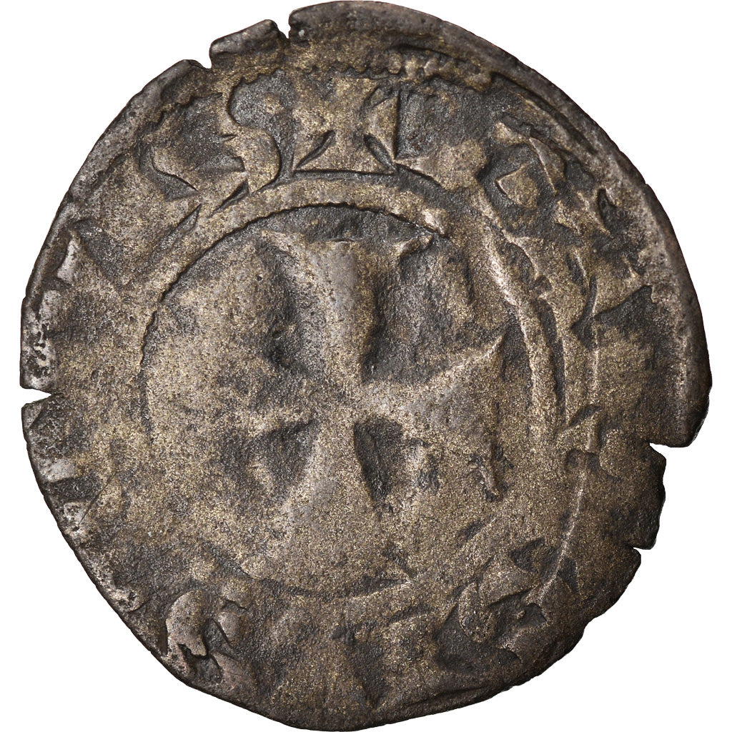 Coin, France, Philippe VI, Denier Parisis, 1343, VF(20-25), Billon, Duplessy:275