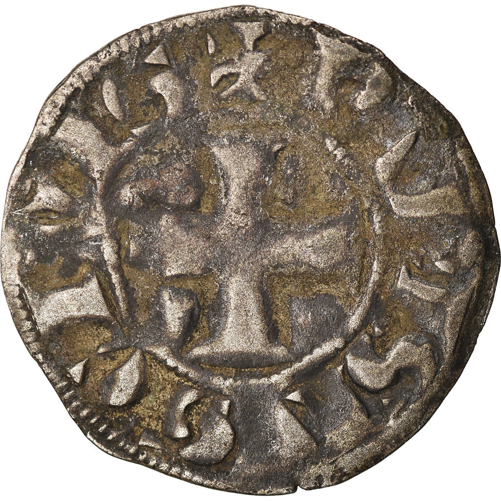Coin, France, Philip IV, Denier Parisis, 1285-1290, VF(30-35), Billon