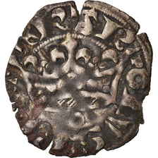 Coin, France, Charles IV, Double Parisis, 1326, VF(30-35), Billon, Duplessy:244c