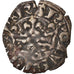 Moneta, Francja, Charles IV, Double Parisis, 1326, VF(30-35), Bilon
