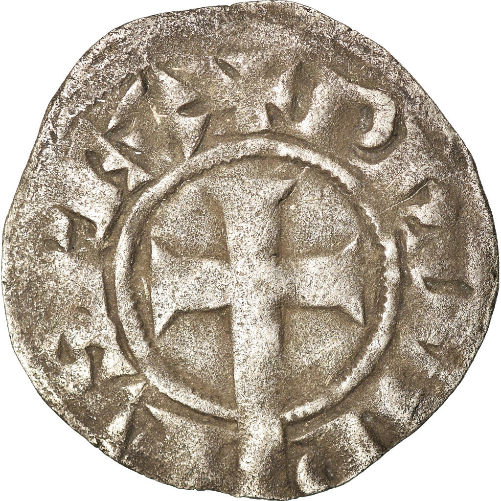 Moneta, Francja, Philippe IV le Bel, Bourgeois Simple, 1311, VF(30-35), Bilon