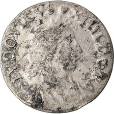 Moeda, França, Louis XIV, 4 Sols dits « des Traitants », 4 Sols, 1677