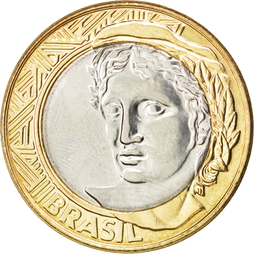 Moneta, Brasile, Real, 2008, SPL, Bi-metallico, KM:652a
