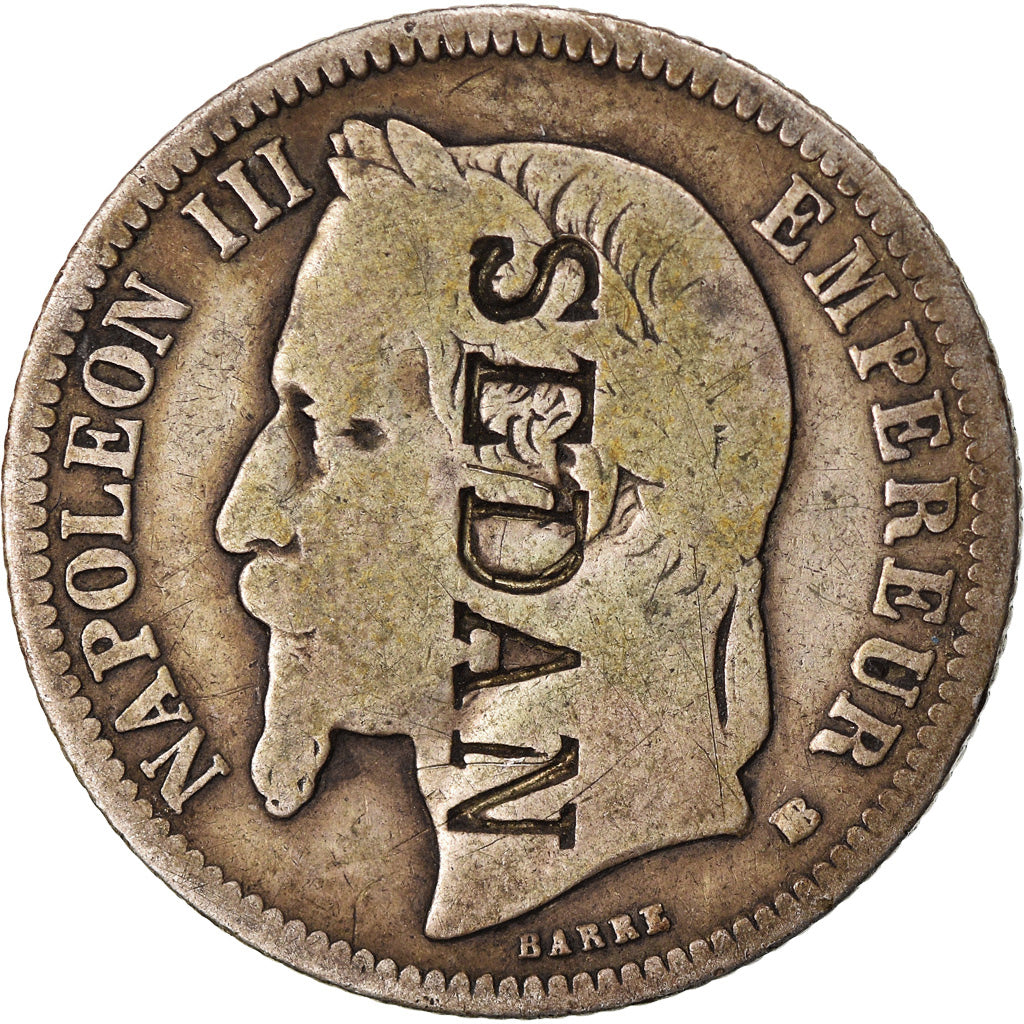 Munten, Frankrijk, Napoleon III, Napoléon III, Franc, 1866, Strasbourg, Sedan