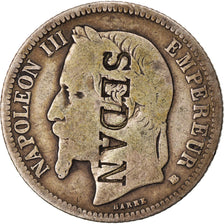 Munten, Frankrijk, Napoleon III, Napoléon III, Franc, 1866, Strasbourg, Sedan